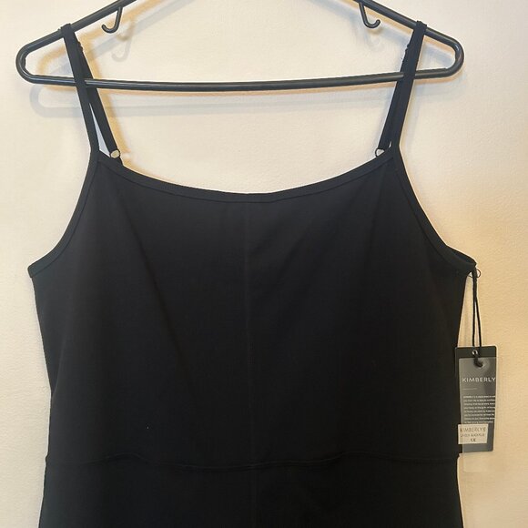 NWT Kimberly C black Curvy Groovy Flare Jumpsuit sz 1X - Picture 4 of 11